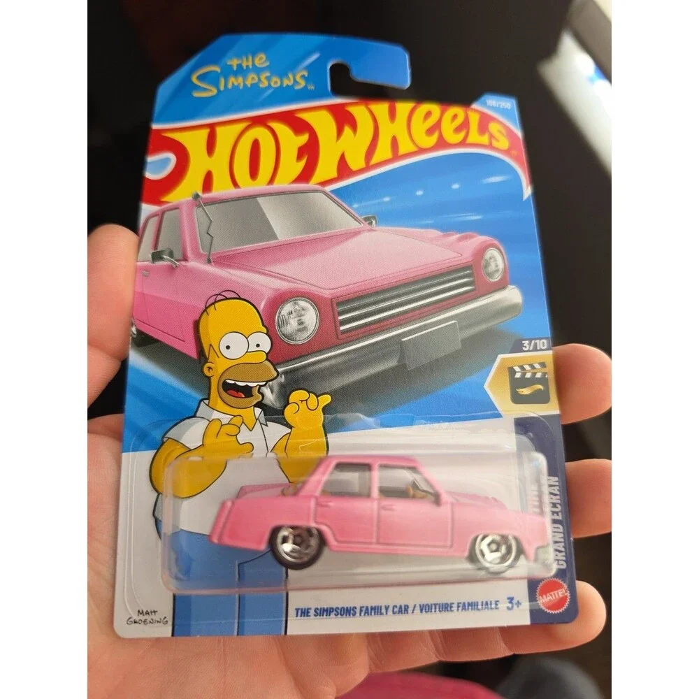 Hot Wheels The Simpsons Family Car — Screen Time 3/10 | Pink | Homer Simpson